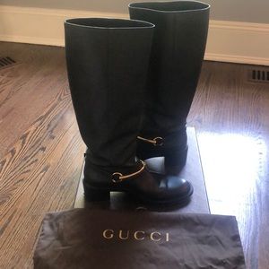 Gucci knee high boots